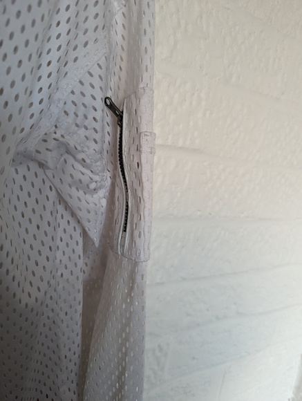 Converse Chuck Taylor All Star Youth Mesh Jacket - Age 10-12 - White - P2P 16" - Picture 4 of 4